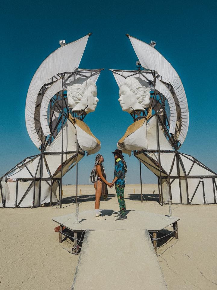 The Sphinx Gate at Burning Man 2025, photo by Daryl Emmanuelle Ong