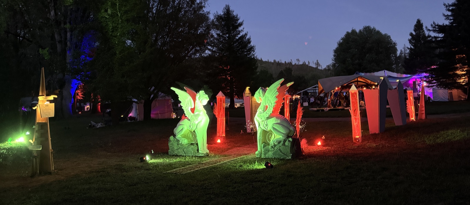 Mini Sphinx Temple at Full Bloom Festival