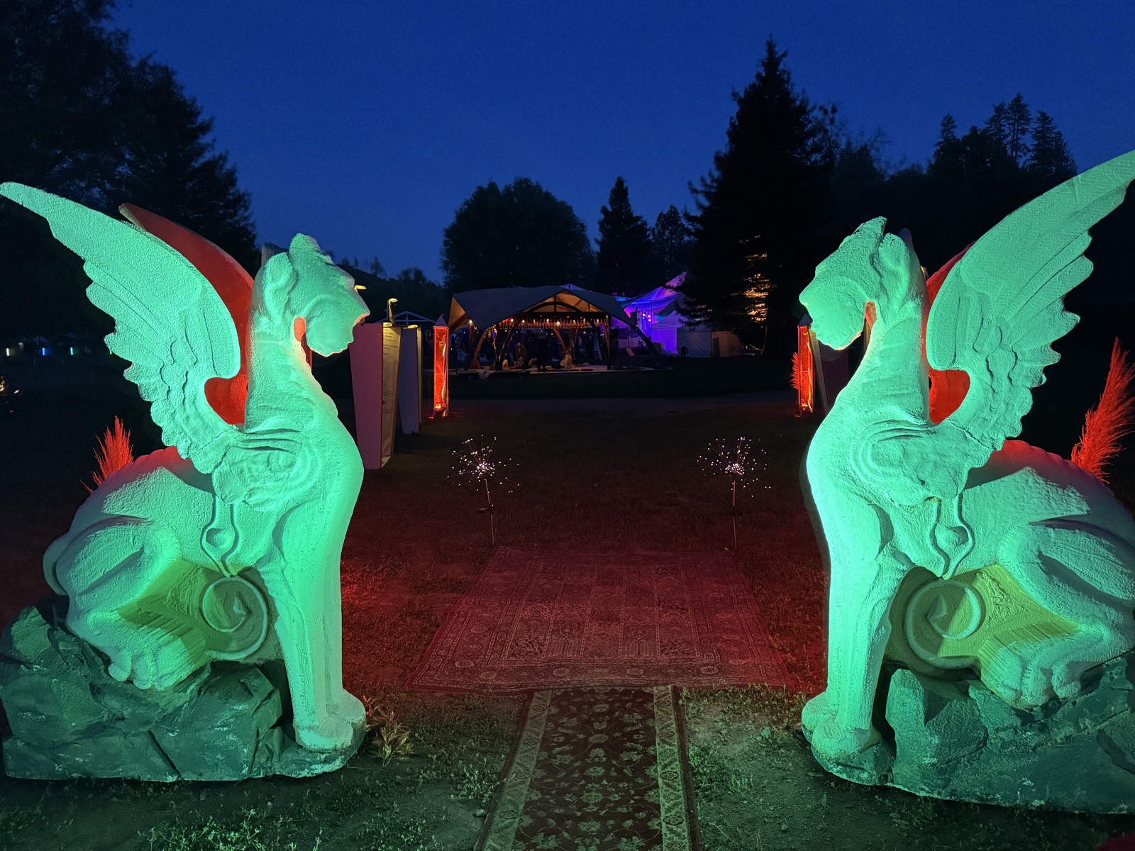 Mini Sphinx Temple at Full Bloom Festival, May 2026