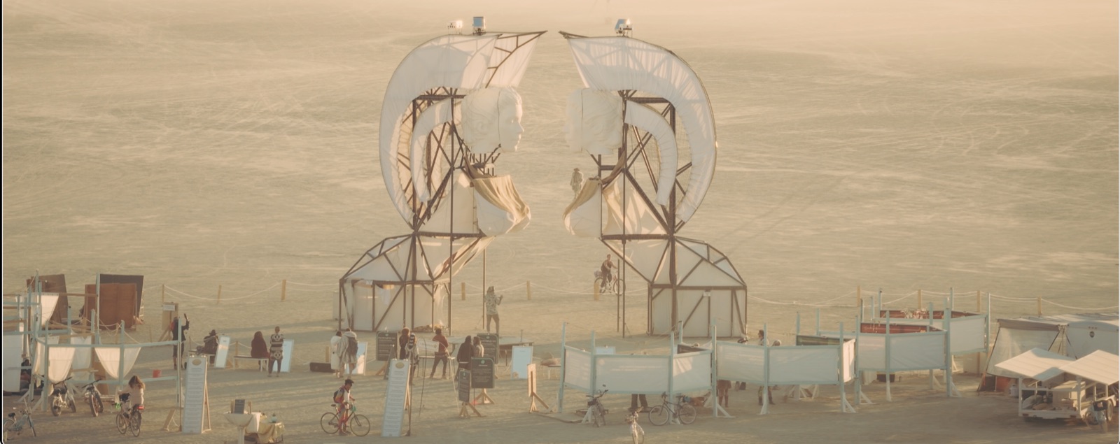 The Sphinx Gate installation