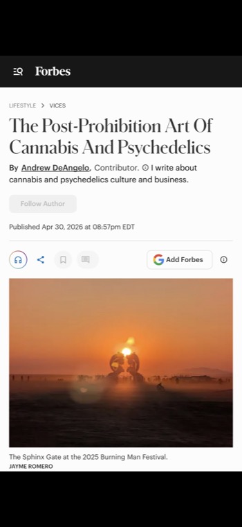 The Forbes article on the Sphinx Gate